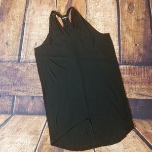 Express medium black racerback dress